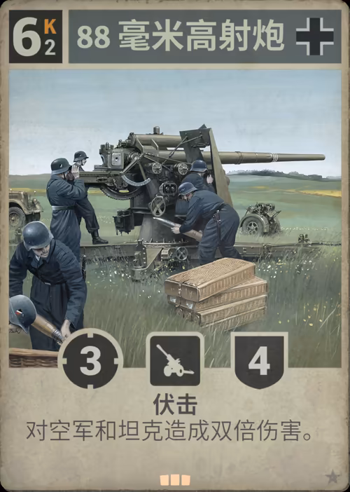 88 毫米高射炮 · Kards卡图