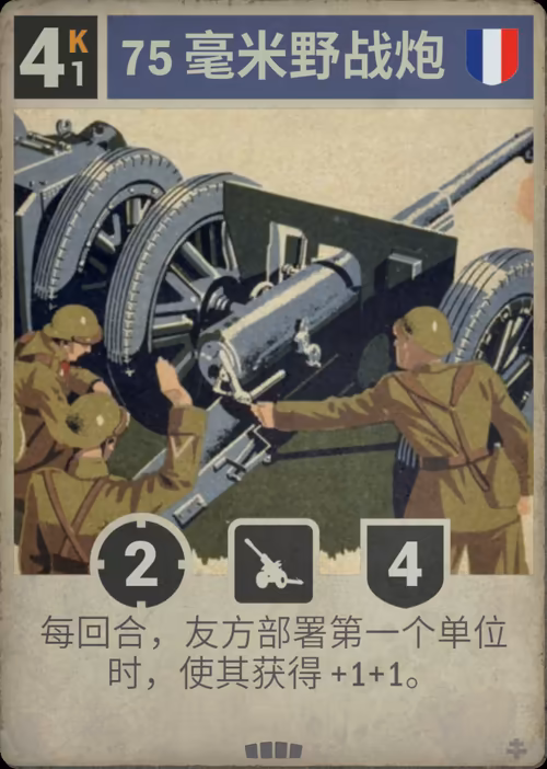 75 毫米野战炮 · Kards卡图